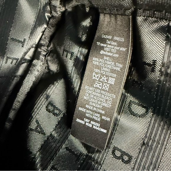 Ted Baker Backpack Black Nylon‎ Rucksack Gold Accent Drawstring Brand New - Picture 11 of 16